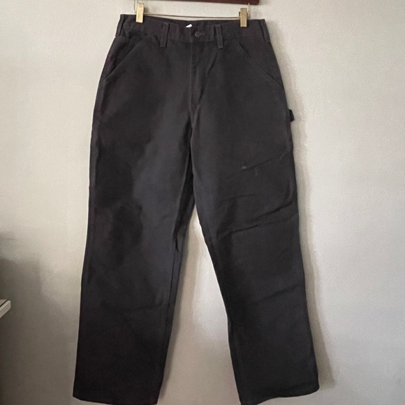 Carhartt Navy Dungaree Jeans - 30x30 Workwear Treasure! 🚜 - Picture 6 of 10